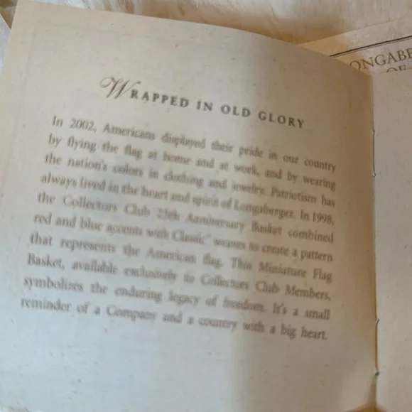 🐈‍⬛ Longberger Proudly  American Button Basket approx 6”x 3” - Picture 9 of 10